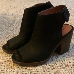 Lucky Brand Open-Toe Booties